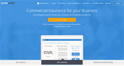 Desktop Screenshot of coverwallet.com