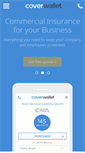 Mobile Screenshot of coverwallet.com